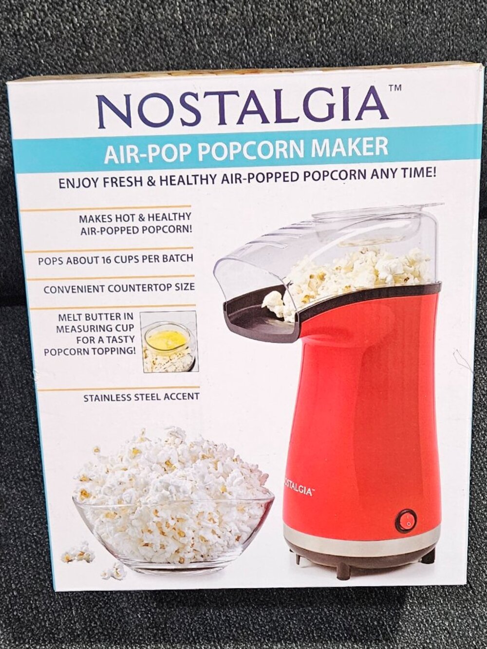 Nostalgia Air-Pop Popcorn Maker (EUC) $12